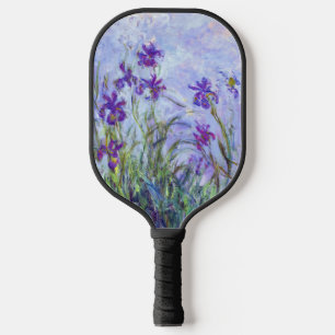 Claude Monet - Lilac Irises / Iris Mauves Pickleball Paddle