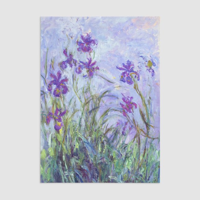 Claude Monet - Lilac Irises / Iris Mauves Tissue Paper (Creator Uploaded)