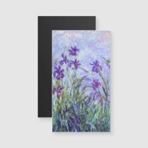Claude Monet - Lilac Irises Magnetic Card