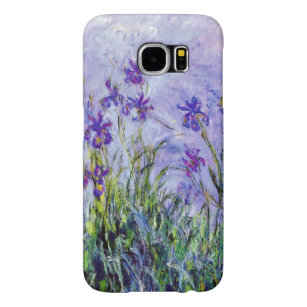 Claude Monet Lilac Irises Vintage Floral Blue