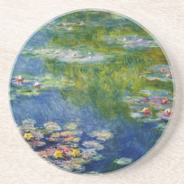 Claude Monet, Lily Pond at Giverny Coaster (Front)