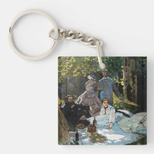 Claude Monet - Luncheon on the Grass, Right Panel Key Ring