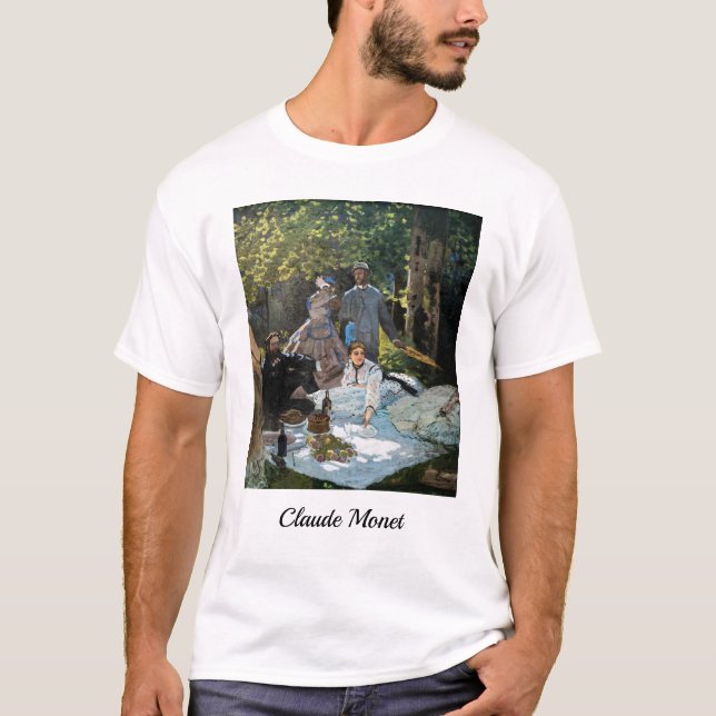 Claude Monet - Luncheon on the Grass, Right Panel T-Shirt (Front)