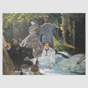 Claude Monet - Luncheon on the Grass, Right Panel Tissue Paper