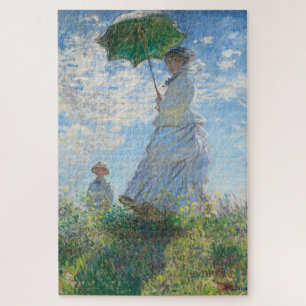 Claude Monet   Madame Monet and Her Son - 1875 Jigsaw Puzzle