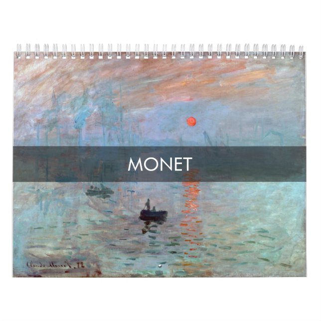 Claude Monet Masterpiece Calendar (Cover)