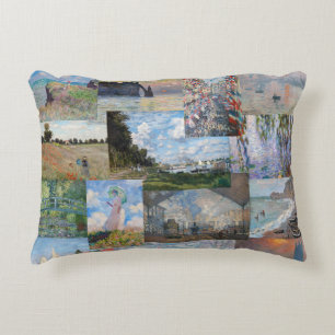 Claude Monet - Masterpieces Patchwork Decorative Cushion