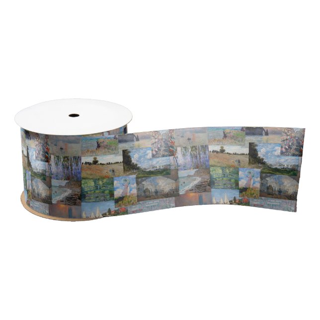 Claude Monet - Masterpieces Patchwork Satin Ribbon (Spool)