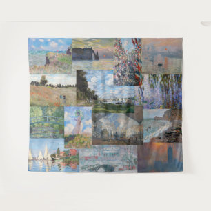 Claude Monet - Masterpieces Patchwork Tapestry