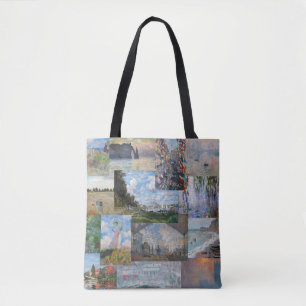 Claude Monet - Masterpieces Patchwork Tote Bag