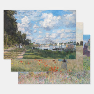 Claude Monet - Masterpieces Selection Wrapping Paper Sheet