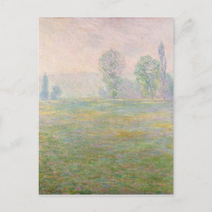 Claude Monet Meadows in Giverny, 1888 Postcard