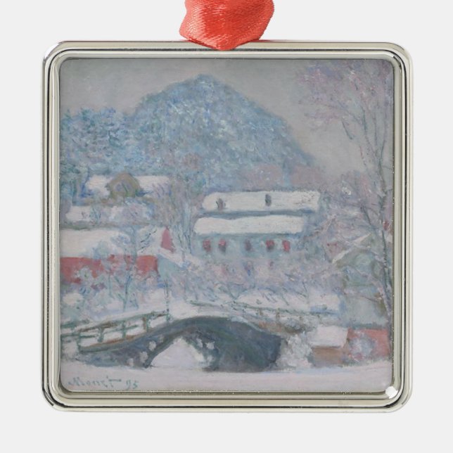 Claude Monet Metal Ornament (Front)