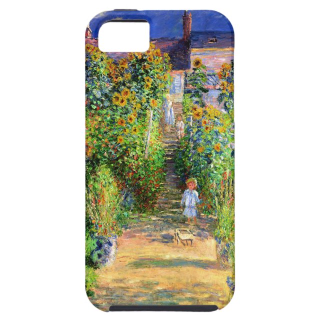 Claude Monet: Monet's Garden at Vétheuil Case-Mate iPhone Case (Back)