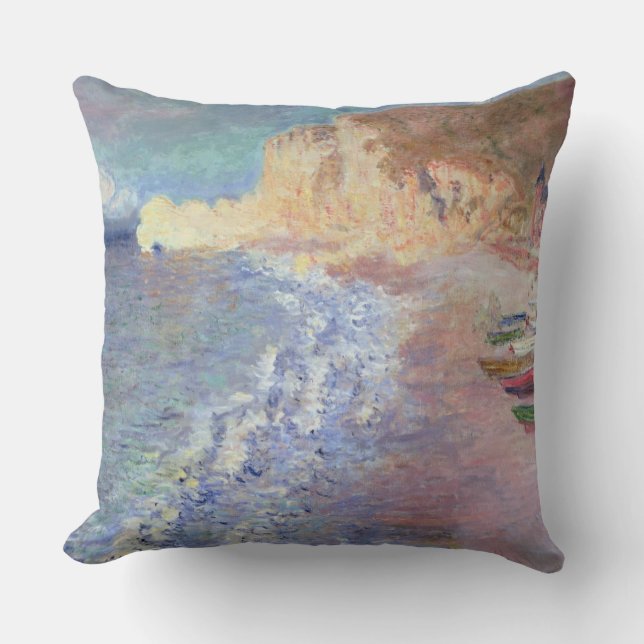 Claude Monet | Morning at Etretat Cushion (Front)