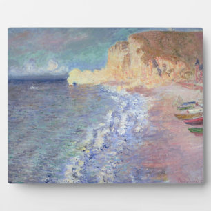 Claude Monet Morning at Etretat Plaque