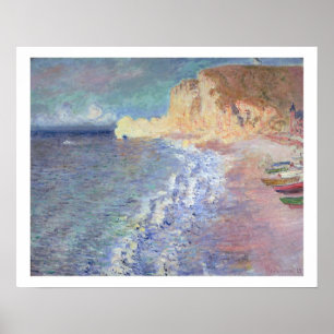 Claude Monet   Morning at Etretat Poster