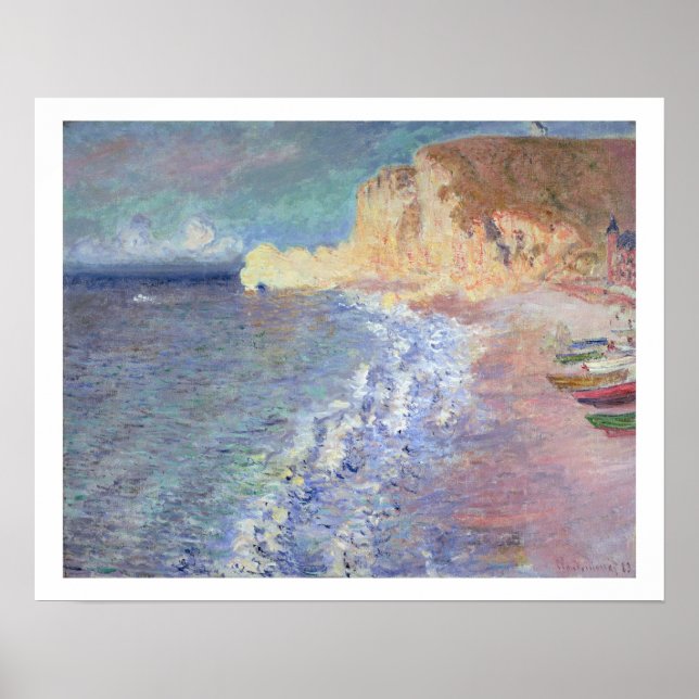 Claude Monet | Morning at Etretat Poster (Front)