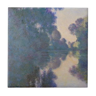 Claude Monet Morning on the Seine near Giverny Ceramic Tile