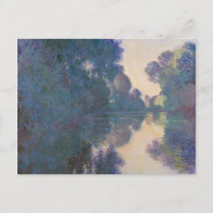Claude Monet Morning on the Seine near Giverny Postcard