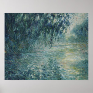 Claude Monet - Morning on the Seine Poster