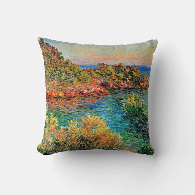 Claude Monet - Near Monte Carlo, Cushion (Front)