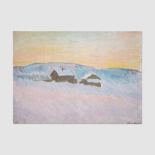 Claude Monet - Norway Landscape, Blue Houses Tissue Paper