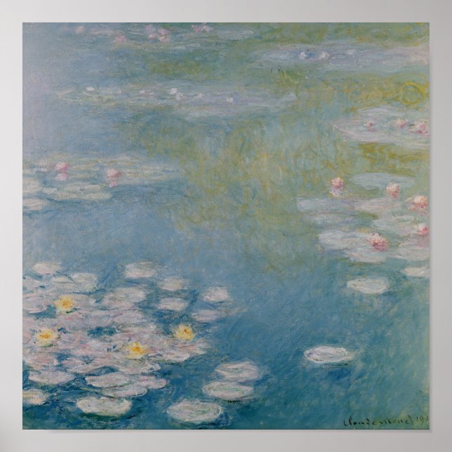 Claude Monet | Nympheas at Giverny, 1908 Poster (Front)