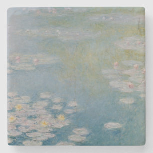 Claude Monet Nympheas at Giverny, 1908 Stone Coaster