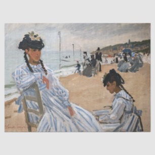 Claude Monet - On the Beach at Trouville Tissue Paper