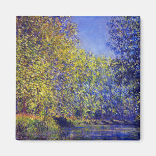Claude Monet painting bend in Epte near Giverny Magnet
