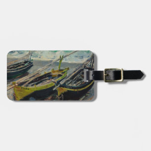 Claude Monet Painting Oil Canvas Artistic Nature Luggage Tag