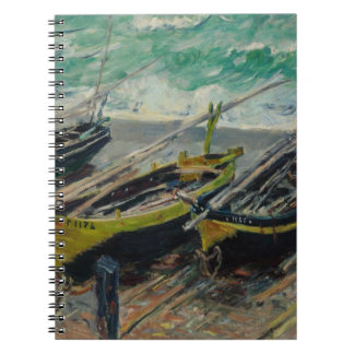 Claude Monet Painting Oil Canvas Artistic Nature Notebook