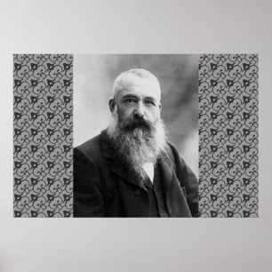 Claude Monet Painting Oil Canvas Artistic Nature Poster