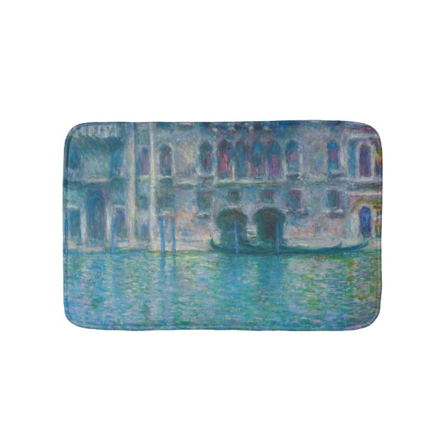 Claude Monet - Palazzo da Mula Bath Mat (Front)