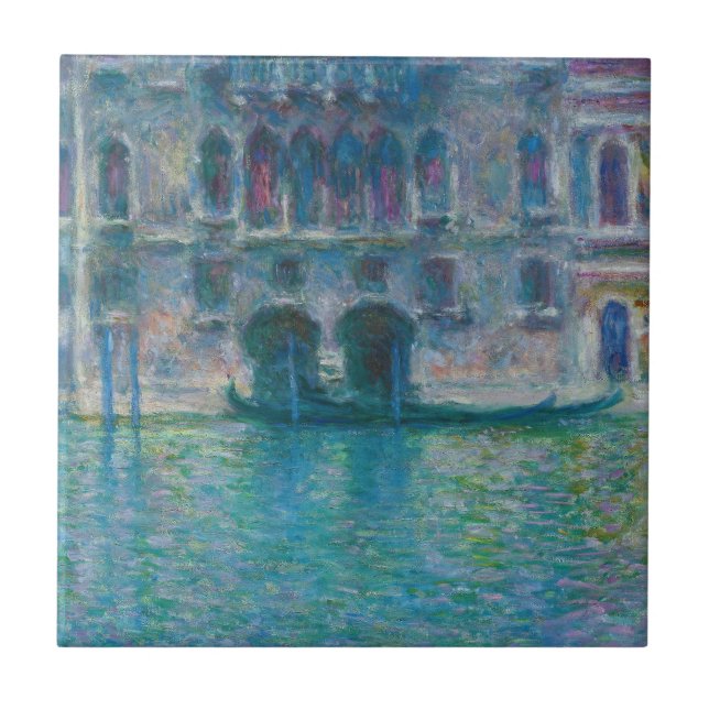 Claude Monet - Palazzo da Mula Ceramic Tile (Front)