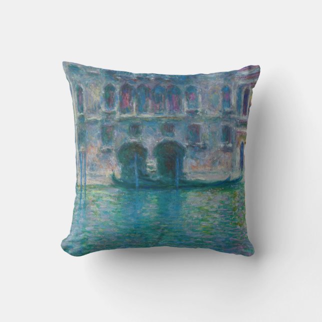 Claude Monet - Palazzo da Mula Cushion (Front)