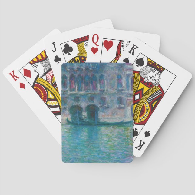 Claude Monet - Palazzo da Mula Playing Cards (Back)