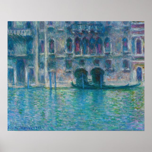 Claude Monet - Palazzo da Mula Poster (Front)