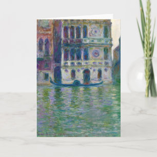Claude Monet - Palazzo Dario Card