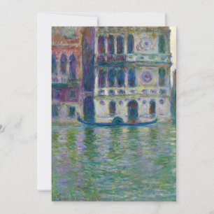Claude Monet - Palazzo Dario Invitation