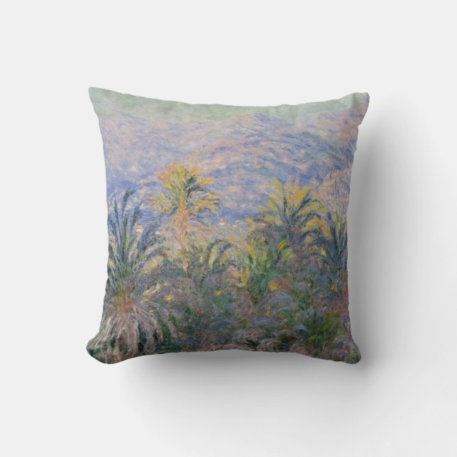 Claude Monet | Palm Trees at Bordighera Cushion (Front)