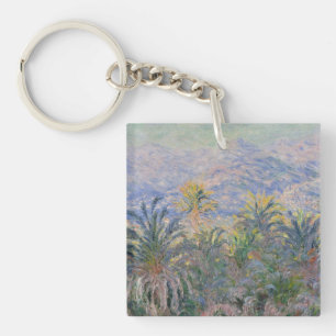 Claude Monet   Palm Trees at Bordighera Key Ring