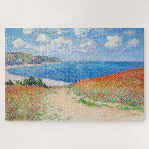 Claude Monet - Path in Wheat Fields at Pourville Jigsaw Puzzle