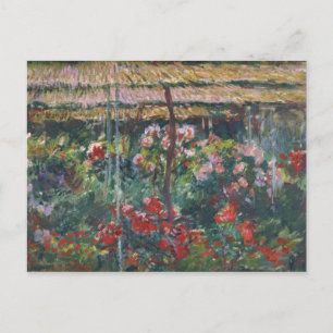Claude Monet - Peony Garden Postcard