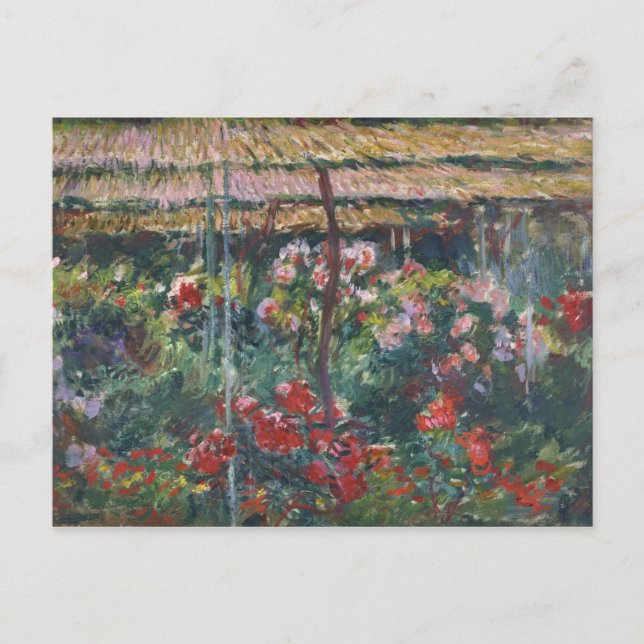 Claude Monet - Peony Garden Postcard (Front)