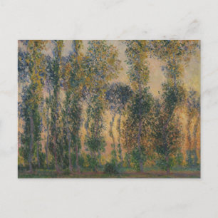 Claude Monet - Poplars at Giverny, Sunrise Postcard