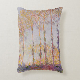 Claude Monet   Poplars on the Banks of the Epte Decorative Cushion