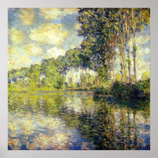 Claude Monet - Poplars on the Epte Poster