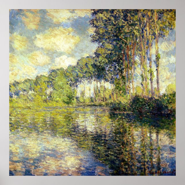 Claude Monet - Poplars on the Epte Poster (Front)